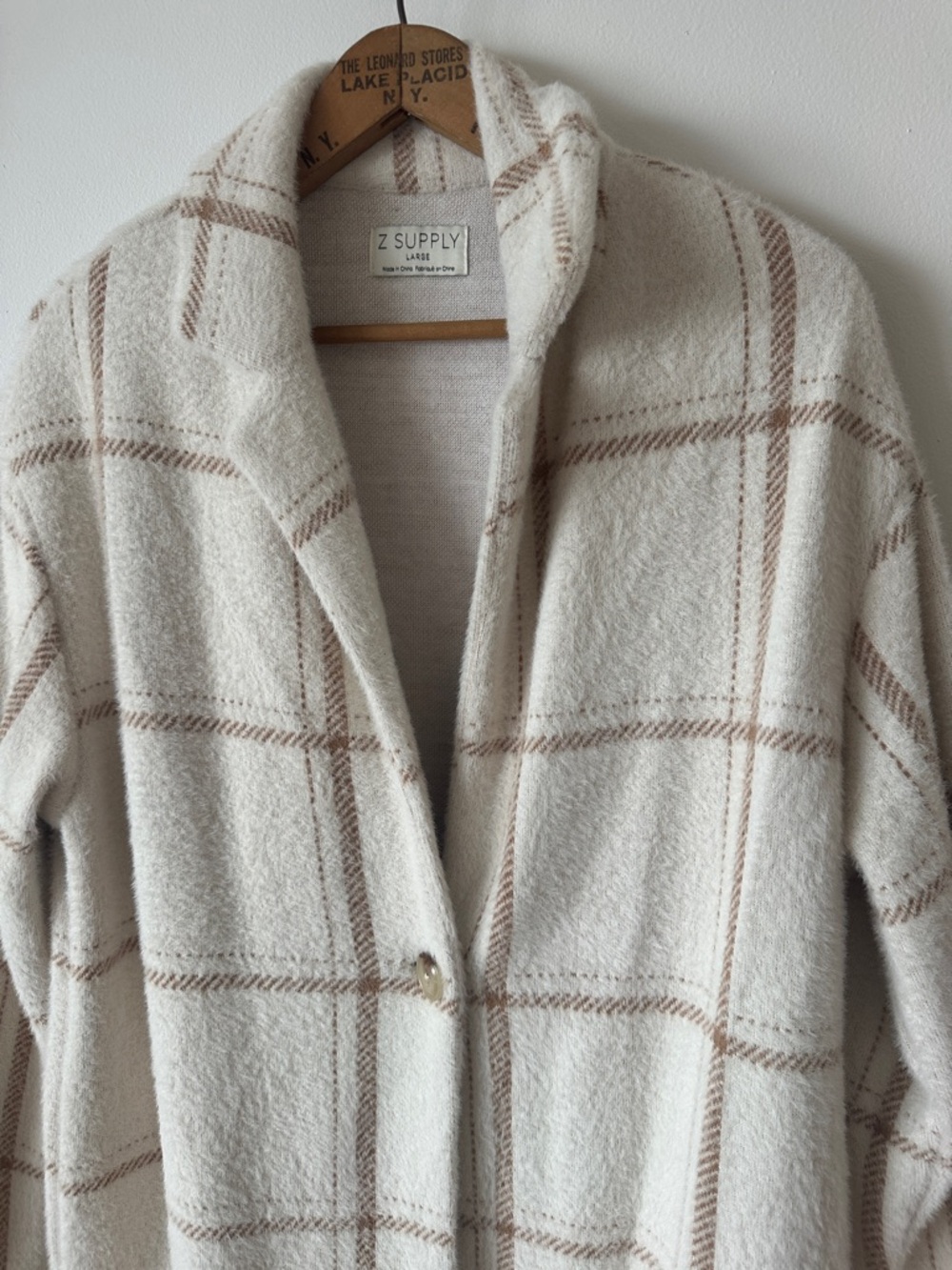 Z Supply Mason Windowpane Coat
